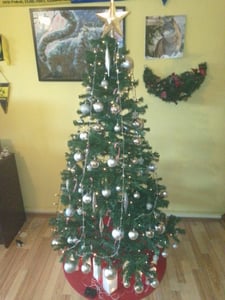 Weihnachtsbaum Kunstbaum Tannenbaum 180cm mit ca.650 Spitzen Dekobaum Weihnachtsdeko Grün Kunden-Foto 2