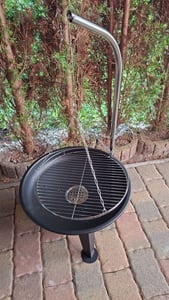 BBQ-Toro Schwenkgrill mit Grillrost Ø 64 cm | Holzkohlegrill, Feuerschale Kunden-Foto 1