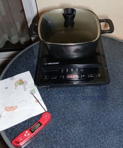 Induktionsherd Esperanza Krakatau Ekh011 2000W 1 Platte 5 Funktionen Timer Kunden-Foto 1