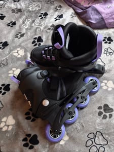 K2 Inline Skates ALEXIS 80 PRO, Damen, Größe 40 Schwarz/Lavendel Kunden-Foto 1