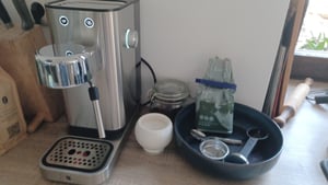 WMF Lumero 04.1237.0011, Espressomaschine, 1,4 l, Gemahlener Kaffee, 1350 W, Edelstahl Kunden-Foto 2