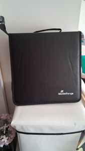 MediaRange Zubehör CD-/DVD-Rohlinge, Geldbörsenhülle, 500 Disks, Schwarz, Koskin, 120 mm, Schwarz Kunden-Foto 1