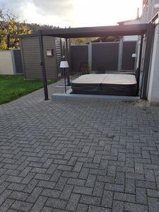 MIRADOR Pergola 80 Solid 3x5 m mit Lamellendach, Anthrazit, Stahl, Kurbelverstellung, Regenrinne, freistehend Pavillon Kunden-Foto 5