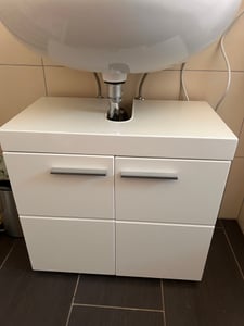 AmandaMandoBea meuble sous lavabo gris. Photo du client 2