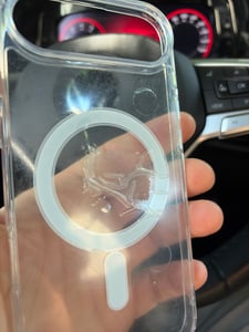 Schutzhülle für iPhone 14 Pro kompatibel mit MagSafe – Transparente Silikon Handyhülle Kunden-Foto 1