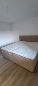 TRADA Adele Boxspringbett 180x200 Elektrisch verstellbar Taschenfederkern Doppelmatratze 9 Zonen Topper Bett mit Bettkasten Velour Stoff Beige Kunden-Foto 8