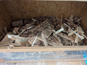 Holz Kaminanzünder Anzündholz Brennholz Anmachholz Buche Anfeuerholz Grill 30 kg Kaminholz Anzünder Anzuendholz zum Feuer machen Zubehör Outdoor flameup Kunden-Foto 2