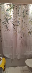 Duschvorhang, wasserdicht maschinenwaschbar Green Leaf Shower Curtains, 180x200cm Kunden-Foto 1