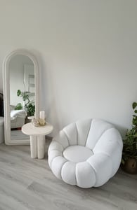 HOMLA ZELO-Spiegel, länglich, weiß, 160 x 60 x 4,5 cm Kunden-Foto 1