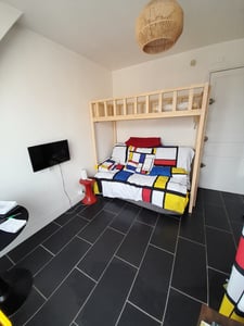 Hochbett Höhe 150 cm - FILIP 200x90 cm - Einstieg seitlich Kunden-Foto 1