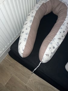 Boho Garden & Ecru Velvet V-förmige Kissen Kunden-Foto 2