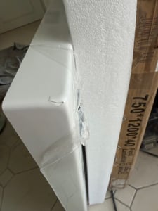 doporro Piatto Doccia 80x110 cm Rettangolare in Acrilico Rinforzato Bianco Lucido, Altezza 4 cm Ultrasottile, con Piletta di Scarico Cromata Inclusa £šAL01) - Faro2 Foto del cliente 2