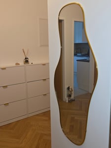 vidaXL Wandspiegel Golden 100x45 cm Kunden-Foto 1