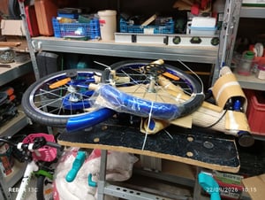 vidaXL Kinderfahrrad 12 Zoll für 2-4 Jahre alt Schwarz Kunden-Foto 1