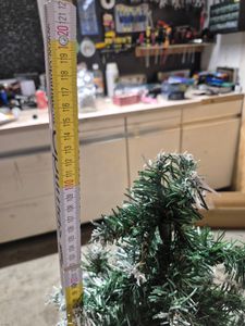 FCH Umelý vianočný stromček 213 cm, 870 konárov z PVC materiálu, špicatý vrchol biely nástrek Fotografia od zákazníka č. 22