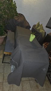 TexDeko Bierbankauflage (Mini 110cm) gepolstert für Bierzeltgarnitur 110x25x4cm XL Polsterung Biertisch-Auflage (Premium-Wasserabweisend, Anthrazit) Kunden-Foto 1
