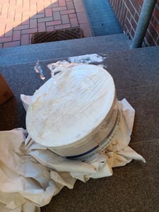 Herbol Herbosil weiss 12,5L tuchmatt Fassadenfarbe Aussenfarbe Siliconharzfarbe Kunden-Foto 3