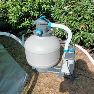 Bestway® Flowclear™ Sandfilteranlage mit Zeitschaltuhr 11.355 l/h, 500 W Kunden-Foto 1