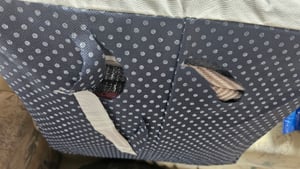 Faltbare Aufbewahrungsbox mit Fenster, Kleiderbox für Kleiderschrank Kunden-Foto 1