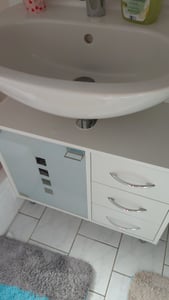Mobiletto VCM Darola 58 x 67 x 30 cm , colore bianco Foto del cliente 1