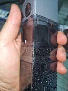 Innenfilter Aquarium Orca 1000 Filter Aquarium Pumpe mit Filter Aquariumpumpe Aquariumfilter Schwammfilter Aktivkohle Filter Filterpumpe mit Zubehör Kunden-Foto 1