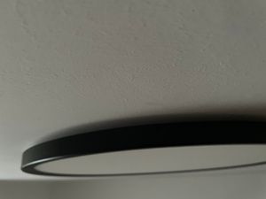 48W 50CM Led Deckenleuchte Schwarz Dimmbar 3 Farbtemperaturen Für Küche, Wohnzimmer, Balkon, Flur, Badezimmer, Schlafzimmer Kunden-Foto 1