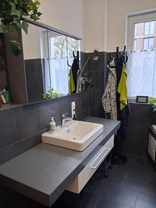Spiegelschrank >Kirkja< in Weiß - 100x68x22,5cm (BxHxT) Kunden-Foto 1