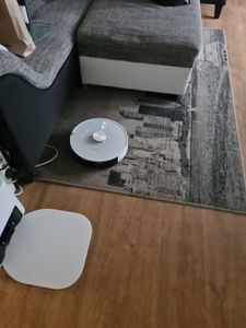 Staubsauger Roboter 10000Pa,Ultradünn & Leise, 150 Min Laufzeit, Ideal für Teppiche, Tierhaare und Hartböden, mit WiFi/Alexa/App-Steuerung Kunden-Foto 4