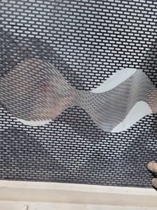 Fassadenprofile Traufenbelüftungsprofil wellenförmig, 87,3cm, PVC Schwarz, für Wellplattenprofil 5 geeignet, optimale Fassaden-& Dachbelüftung, Vogelabwehr Kunden-Foto 2