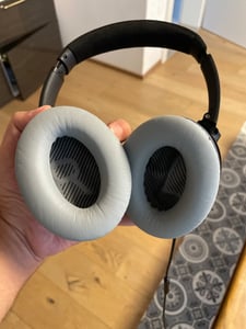 INF Náušníky pre Bose QC35 I/II, QC25, QC15, QC 2 AE 2, AE 2i, AE 2w, SoundTrue, SoundLink čierna Fotografia od zákazníka č. 2