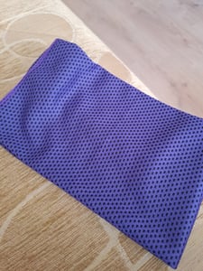 2 koeltuiltjes voor sport, fitness en afkoeling. Koeltasdoek, sportdoek, trainingsdoek, zomer, donkerblauw/paars Klantenfoto 1