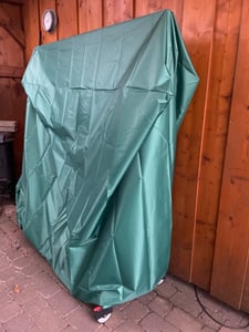 Wasserdichte und staubdichte Outdoor-Tischtennisplatte Abdeckung 165x70x185cm, Tischtennisplatte Abdeckung 420D Oxford Kunden-Foto 1