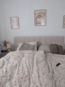 MYSEN Boxspringbett 180x200 Magic mit Bettkästen mit Matratze (14 cm) mit Topper (4 cm) Komplett-Set Polsterbett Bonell H3 Trinity Grau Kunden-Foto 4