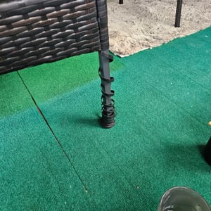 Clanmacy 4-delige loungeset, balkonmeubilair, tuingroep, zitset, zitgroep, polyrotan, zwart/bruin Klantenfoto 1