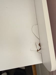 WOLTU Nachttisch Nachtschrank, Ladefunktion LED-Licht, 2 Steckdosen 2 USB, Holz, Weiß Kunden-Foto 1