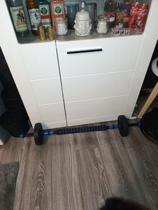 Lacestone 2in1 Hantelset Kurzhantel Langhantel Set Hanteln Krafttraining Gewichte 20 Kg MS-18212 Kunden-Foto 5