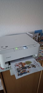 Canon PIXMA TS4150i, Tintenstrahl, Farbdruck, 1200 x 1200 DPI, A4, Direktdruck, Weiß Kunden-Foto 2