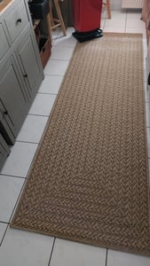 Paco Home Outdoor Teppich Wetterfest Balkon Wohnzimmer Boho Geometrisch Sisal Einfarbig 80x250 cm Kunden-Foto 1
