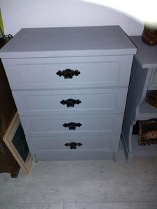 Contura BeGreen 1Kg. Kreidefarbe Shabby Chic Möbellack - 34 Vintage Green Kunden-Foto 1