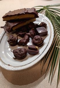 Lot de 6 moules à pralines en silicone, formes variées, sans BPA Photo du client 1