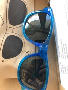 Sonnenbrille / aus RPET / UV400-Schutz / Farbe: hellblau Kunden-Foto 1