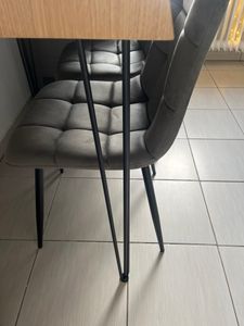 VEVOR Hairpin Legs Tischbeine Haarnadelbeine 4 Stücke 76,2 cm Kohlenstoffstahl Kunden-Foto 5