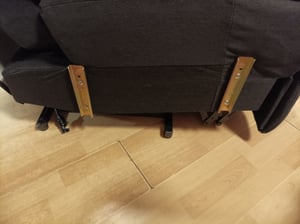 FCH Elektrisch Aufstehhilfe Massagesessel mit Massage Wärmefunktion, Ruhesessel mit Becherhalter, Fernbedienung und Seitentasche, TV Sessel，Schwarz Kunden-Foto 1