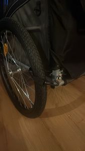 KESSER® Kinderanhänger Fahrradanhänger Sport-RX 2 in 1 Joggerfunktion Kinderfahrradanhänger + 5-Punkt Sicherheitsgurt 360°-Vorderrad Jogger Buggy Fahrrad Anhänger für 1 bis 2 Kinder max. 40kg Kunden-Foto 4