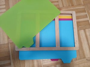 WENKO Planche à découper Bella Bambus 4 tapis 32,5x2,3x22,5cm Rainure à jus Planche de cuisine Photo du client 2