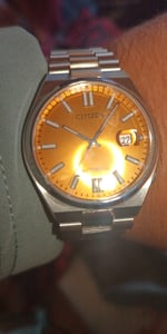 Citizen Tsuyosa Automatic Yellow Dial 40mm Steel Kunden-Foto 1