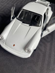 PORSCHE 911 Turbo, modelauto, 11,5 cm, metalen speelgoedauto, kleur: wit. (Modelnummer: 53) Klantenfoto 1