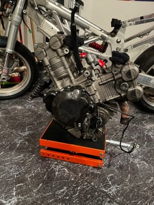 VEVOR Motorradheber 500kg Motorradhebebühne Montageständer mit Roller Kunden-Foto 1