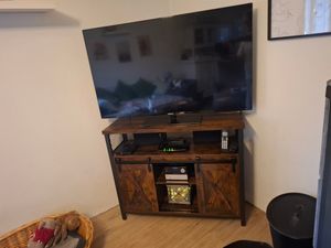 VASAGLE Sideboard Küchenschrank, mit 2 Schiebetüren, verstellbare Ablagen Kunden-Foto 6