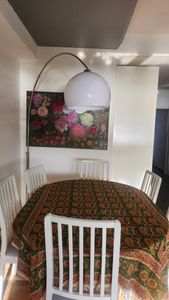 riess-ambiente Ausziehbare Bogenlampe LOUNGE DEAL 175-205cm weiß Marmorfuß Stehlampe Stehleuchte Kunden-Foto 2